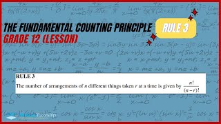 THE FUNDAMENTAL COUNTING PRINCIPLE RULE 3 [upl. by Robillard]