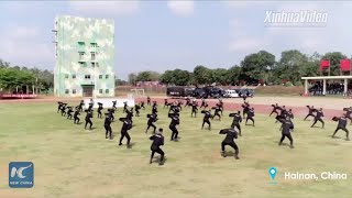 SWAT team in S China conducts highintensity drill [upl. by Nomelihp]