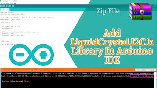 How To Install LiquidCrystal I2C Library for Arduino IDE  Arduino LCD I2C Tutorial  Arduino [upl. by Davenport169]