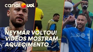 NEYMAR JR VOLTA A JOGAR VÍDEOS MOSTRAM PREPARAÇÃO E BASTIDORES DO JOGO DO ALHILAL [upl. by Lorrad]