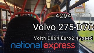 Journey On AG72 4294BU51RXZ NXBus Volvo B7TL Bodied ALX400 Voith 2019 ARCHIVES [upl. by Akinahc]