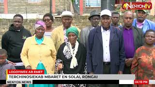 MEMBERS OF BARINA SELF HELP GROUP ASKS FOR POLICE PROTECTION OVER LAND ROW IN SOLAI RONGAI [upl. by Fates]