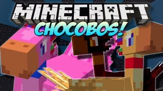 Minecraft  CHOCOBOS Final Fantasy in Minecraft  Mod Showcase 151 [upl. by Lukash]