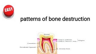 patterns of bone destruction [upl. by Orose335]