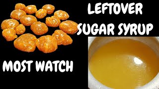 Leftover Chashni Recipe Lefover sugar syrup use  Gulabgamun Chashni ka kya banaen riturout3185 [upl. by Llemar459]