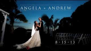 Angela  Andrew  Wedding at The Beach Club Estate in Lake Ronkonkoma NY  Expressions Cinema [upl. by Xenos]