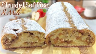 STRUDEL SOFFICE DI MELE 🍎 Impasto leggero alla RICOTTA velocissimo 🍎 [upl. by Annabal]