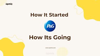 How It Started vs How Its Going  Journey of PampG  History of Procter amp Gamble  Opmiz [upl. by Nylrebmik495]