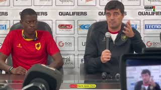 Angola Pedro Gonçalves speaks ahead of Ghana match  2025 AFCON Qualifiers [upl. by Hertzfeld626]