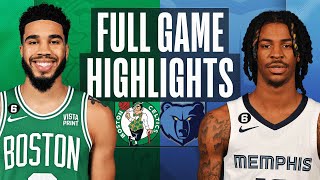 CELTICS at GRIZZLIES  NBA FULL GAME HIGHLIGHTS  November 7 2022 [upl. by Losyram178]