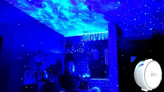 Blisslights Sky Lite projection  horror Cinema room [upl. by Auohs]