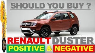 RENAULT DUSTER 2018 REVIEW  RENAULT DUSTER PROS AND CONS  DUSTER REVIEW [upl. by Inglebert]