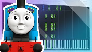 Edwards Theme Thomas the Tank Engine  Piano Tutorial [upl. by Anpas]