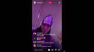 Nicki Minaj IG live [upl. by Engedi]