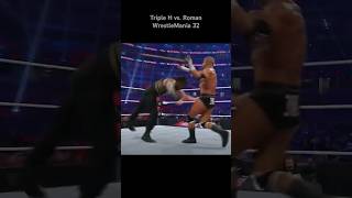 Triple H vs Roman Reigns – WWE World Heavyweight Title Match WrestleMania 32 [upl. by Agatha]