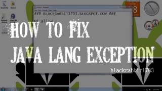 How To Fix java lang Exception in sending Request null from Oracle on Windows 7 [upl. by Winton]