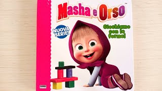 Masha e Orso Giochiamo con le forme  libro per bambini letto ad alta voce [upl. by Yrem]