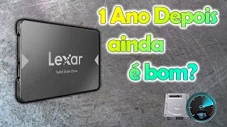 SSD LEXAR NS100 1 Ano Depois Ainda é Bom Unboxing  Review  Benchmark  Veja o Desempenho [upl. by Bearnard]