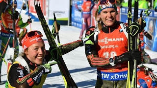 BIATHLON WOMEN RELAY 17022017 World Championships Hochfilzen Austria [upl. by Sherman629]