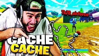 JUTILISE LE GLITCH INVISIBLE EN PLEIN CACHE CACHE AVEC TK SUR FORTNITE [upl. by Kalindi712]