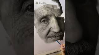 Hyper Realistic Drawing artprocess ArtProcessHowToDrawArtTutorialSketchingArtshorts [upl. by Lesko]