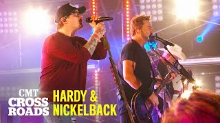 HARDY amp Nickelback Perform quotHow You Remind Mequot  CMT Crossroads [upl. by Akiemaj427]