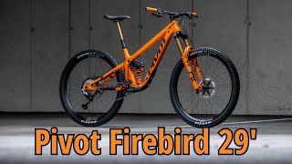 New Pivot Firebird 29quot 2022  XT  XTR Enduro Bike  Review [upl. by Ulla]