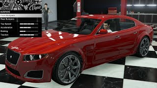 GTA 5  OG Vehicle Customization  Lampadati Felon Jaguar XF  Maserati Quattroporte [upl. by Htebsle]