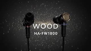 JVC HAFW1800 WOOD Headphones [upl. by Adaminah]