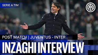 SIMONE INZAGHI INTERVIEW  JUVENTUS 11 INTER 🎙️⚫🔵 [upl. by Auston396]