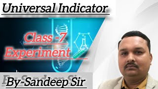 Universal Indicator  Class 7 Experiment 🧪 By Sandeep Sir [upl. by Sofer413]