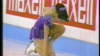 Crash between Midori Ito JPN amp Laetitia Hubert FRA  1991 World Figure Skating Championships [upl. by Olsson643]