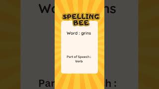 Spelling Bee Words for Kids  Fun and Easy Spelling Practice spellingbee wordoftheday phonicsfun [upl. by Aniez]