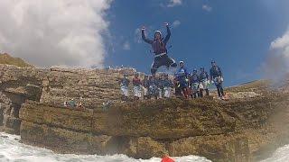 Coasteering in Dorset with Cumulus Outdoors [upl. by Assirialc]