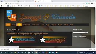 How to download and install Myanmar Zawgyi One Font For Windows 10 100 2020 [upl. by Dew]