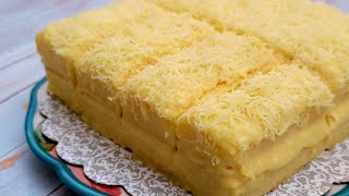 Chiffon Cake with creamy YEMA Spread  Yema Cake [upl. by Hinkel982]