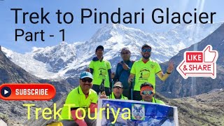 Trek to Pindari Glacier Part1 by TrekTouriya [upl. by Aiotal528]