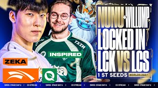 NUNU LOCKED IN VS THE BEST LCK TEAM  HLE VS FLY WORLDS 2024  CAEDREL [upl. by Wagshul]