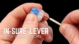 Fast Solid Connections  IDEAL InSure® Lever Connectors [upl. by Charpentier]