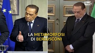 Consultazioni la metamorfosi di Berlusconi Niente show immobile e silenzioso dietro Salvini [upl. by Eralcyram]