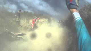 Huge Crash Glen Helen Pile Up WORCS Race 2 [upl. by Nannah]