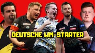 Die Deutschen bei der DARTSWM Deutschen Profis im CHECK [upl. by Haskins]