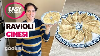 RAVIOLI CINESI la ricetta per farli in casa cotti al vapore e come chiuderli alla perfezione 😍 [upl. by Yelekalb]