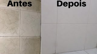 COMO FAZER LIMPEZA EM PISO ENCARDIDO E AMARELADOPRODUTO CASEIROhow to clean grimy floor [upl. by Sanjiv]