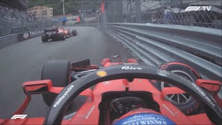 Leclerc crash in Monaco 2021 [upl. by Kliman]