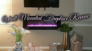 Unboxing amp Installing • Wall Mounted Fireplace [upl. by Swithbert]