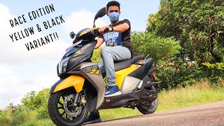 TVS Ntorq Race Edition BS6 Yellow amp Black variant Review [upl. by Britney]