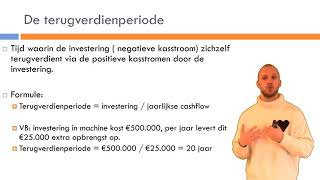 Bedrijfseconomie  Investeren  Hoofdstuk 1  Netto contante waarde amp cashflow [upl. by Mcguire174]