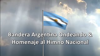 🇦🇷 Bandera Argentina amp Homenaje al Himno Nacional 🎶 [upl. by Adev]