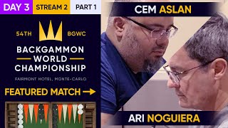 54th Backgammon World Championship  Day 3  Stream 2  Part 1  Monte Carlo Open  Main  Semis [upl. by Paresh284]